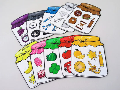 Colorful Magnetic Sorting Educational Set