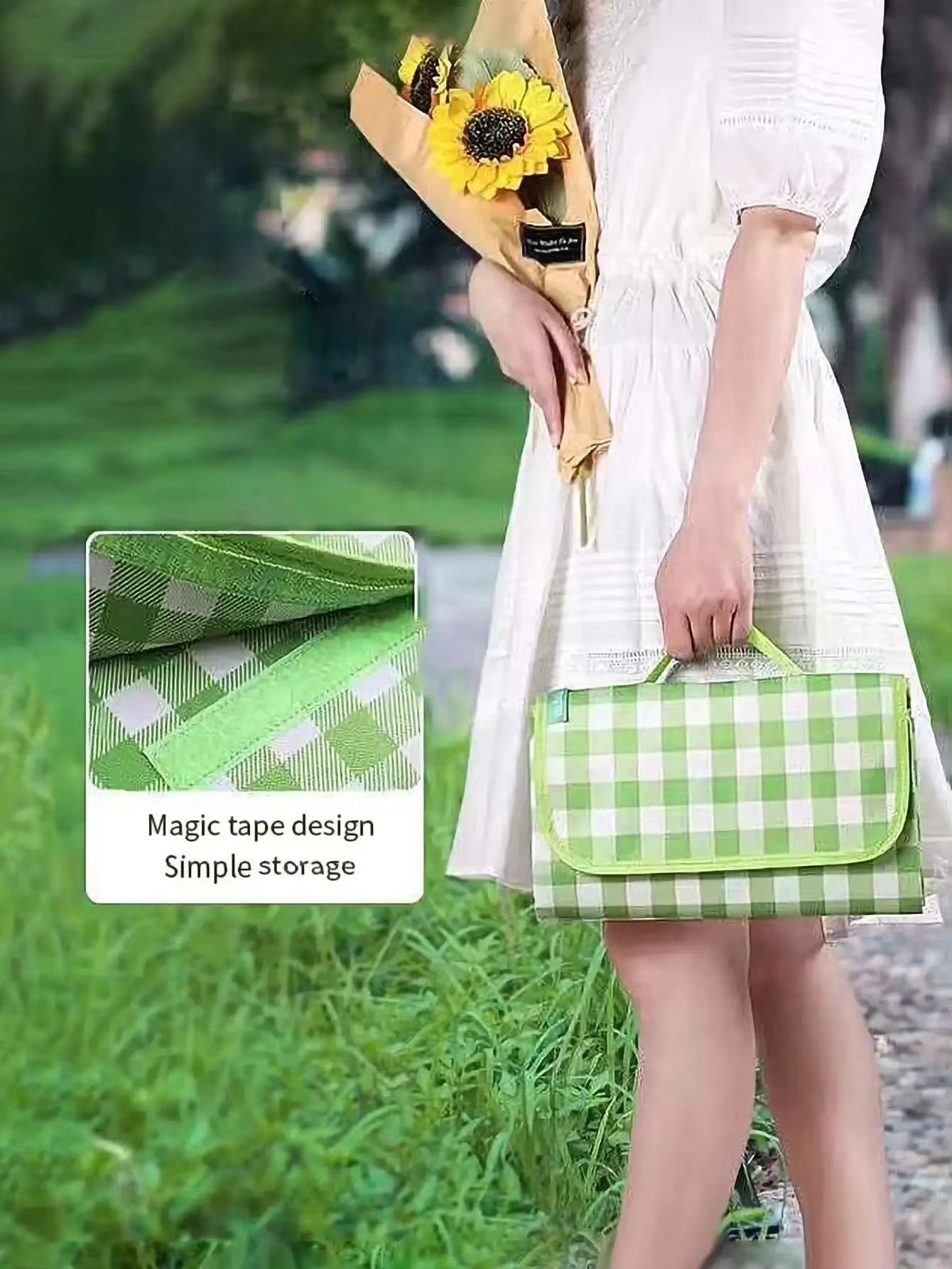 Outdoor & Picnic Oxford Blanket Extra Large 2 m x 2 m