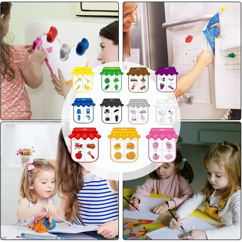 Colorful Magnetic Sorting Educational Set