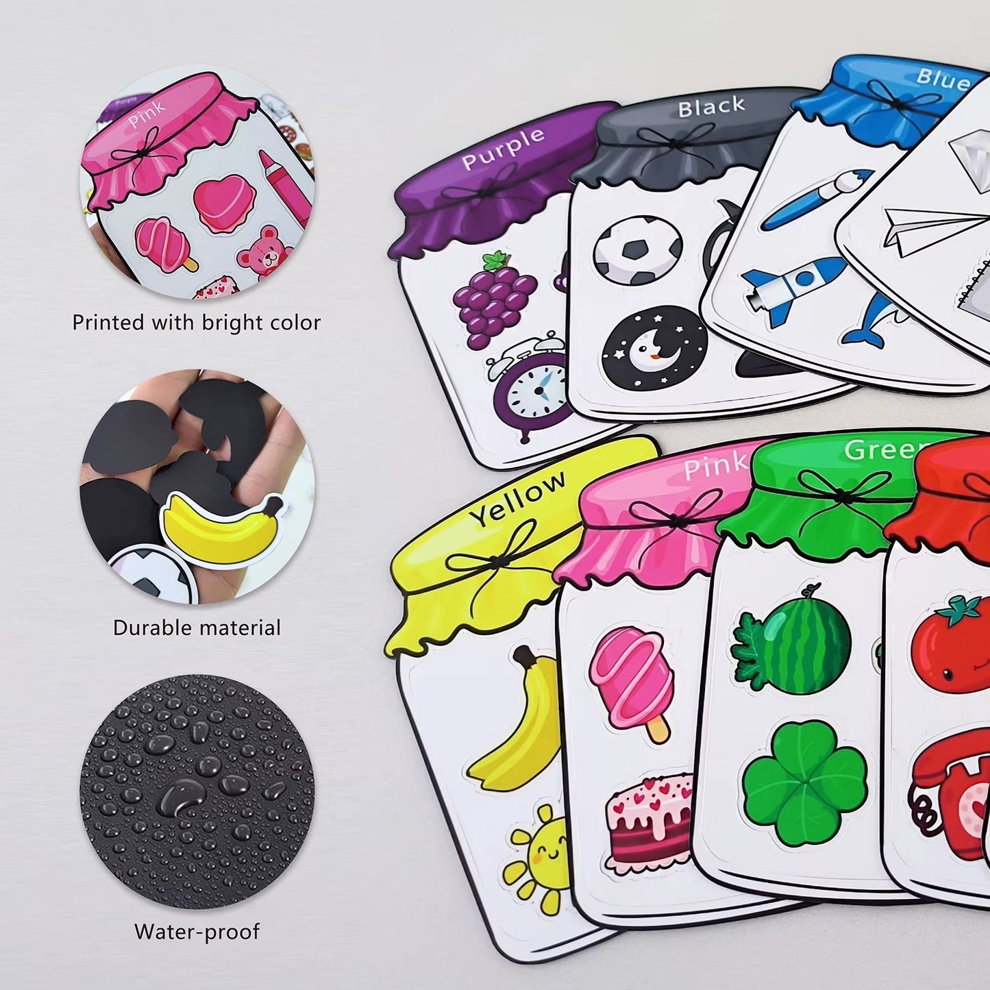 Colorful Magnetic Sorting Educational Set