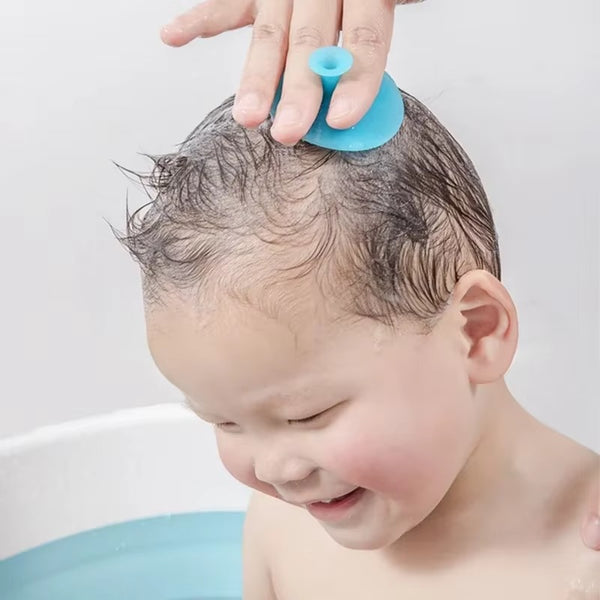 Soft Silicone Baby Bath Brush | 3 Pack