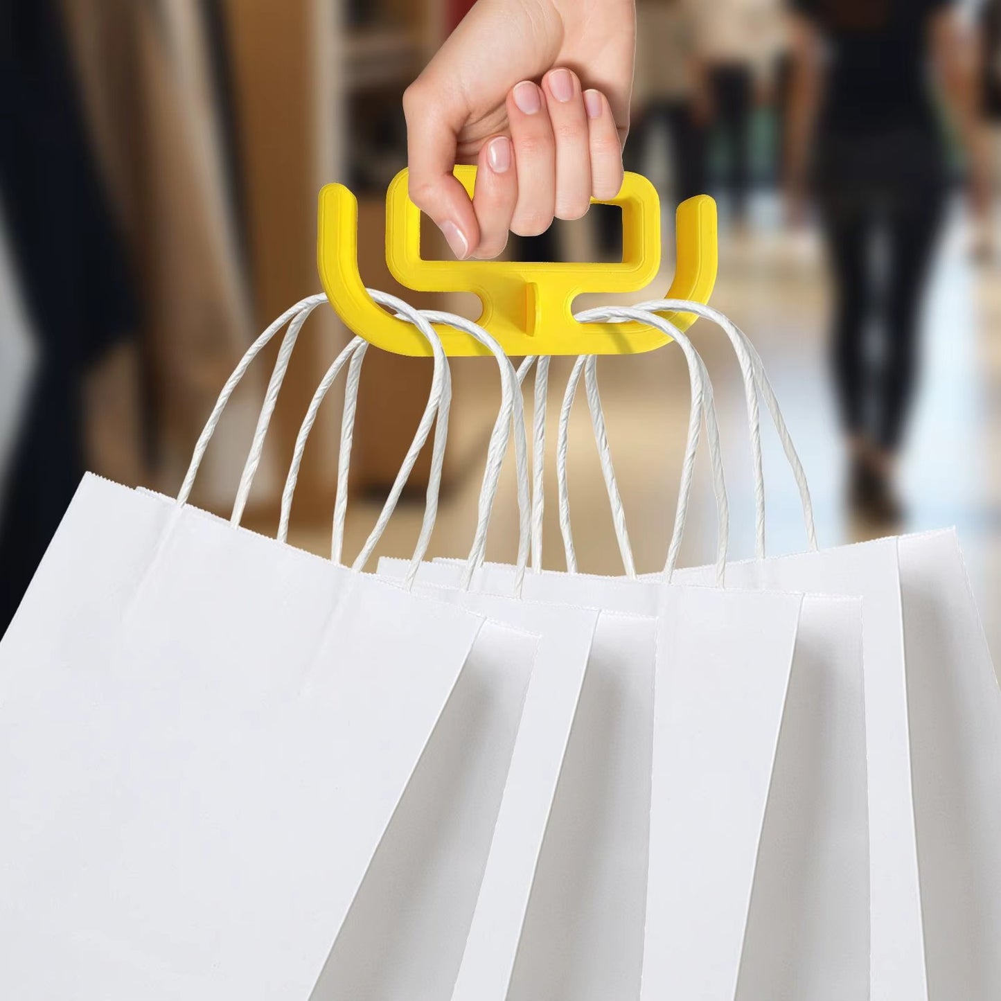 Grocery Bag Carrier Handler