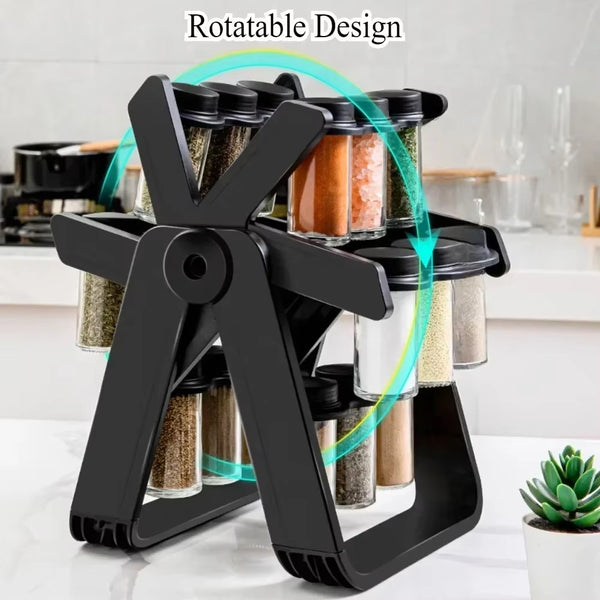 18 Jar Rotating Spice Rack