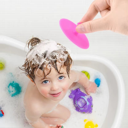 Soft Silicone Baby Bath Brush | 3 Pack