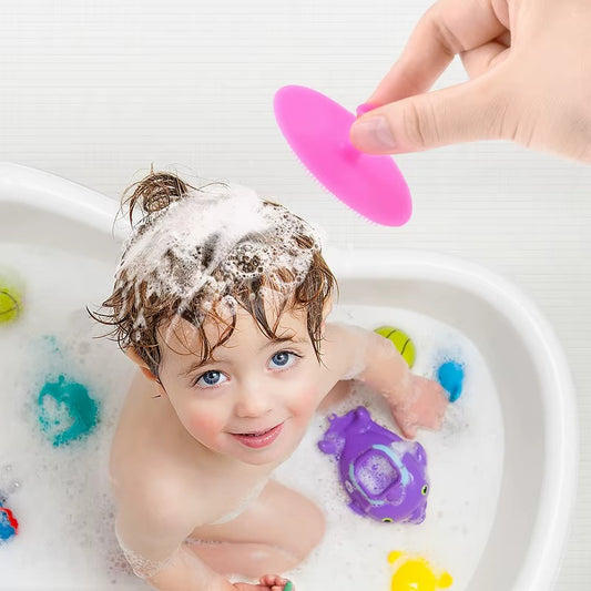 Soft Silicone Baby Bath Brush | 3 Pack