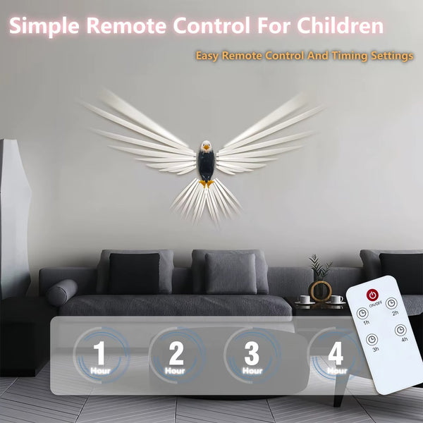 Bald Eagle Night Light Projection Lamp