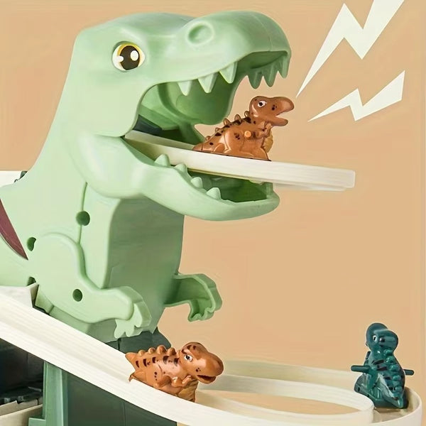 Dinosaur Climbing Slide Music Toy | With 5 Dinosaurs