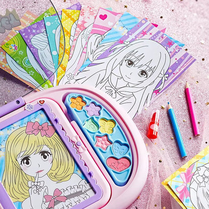 Girls Makeup Drawing Set