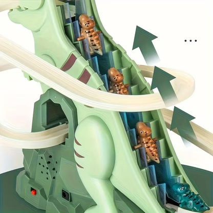 Dinosaur Climbing Slide Music Toy | With 5 Dinosaurs