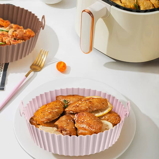 Airfryer Baking Reusable Silicone Basket
