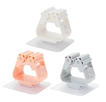 Mop & Broom Organizer Wall Mounted | 6 Pack Holder Rack