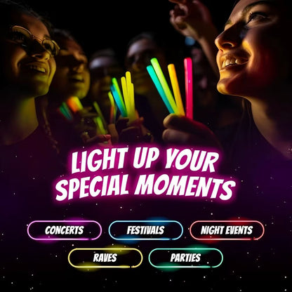 50 PCS Party Light Glow Sticks