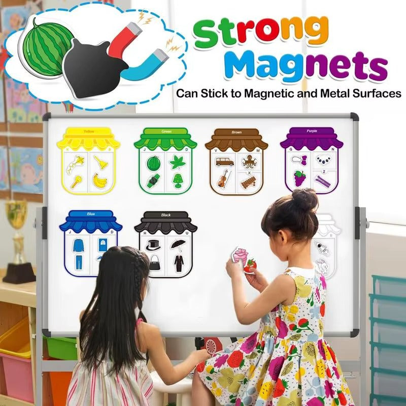 Colorful Magnetic Sorting Educational Set