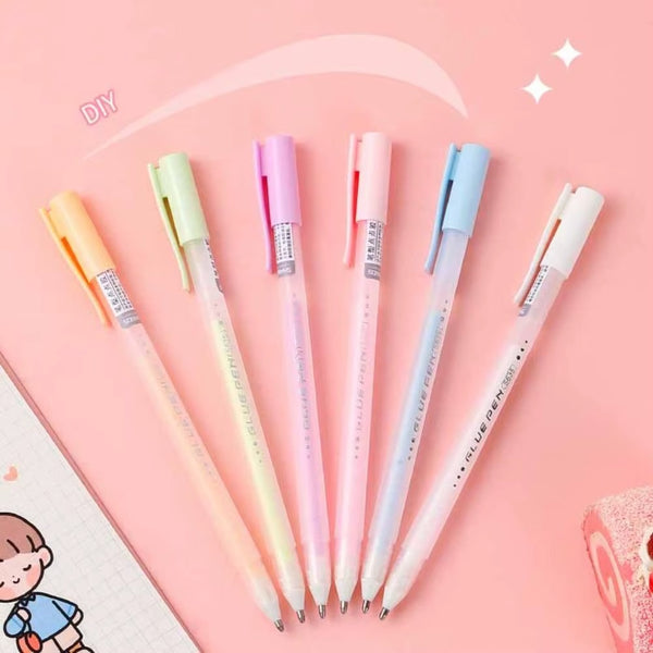 Glue Dispenser Pen Set | 6 Pack