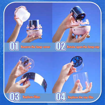 Starry Sky Projector Night Rechargeable