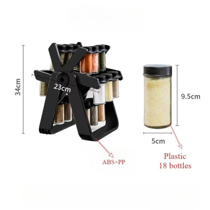 18 Jar Rotating Spice Rack