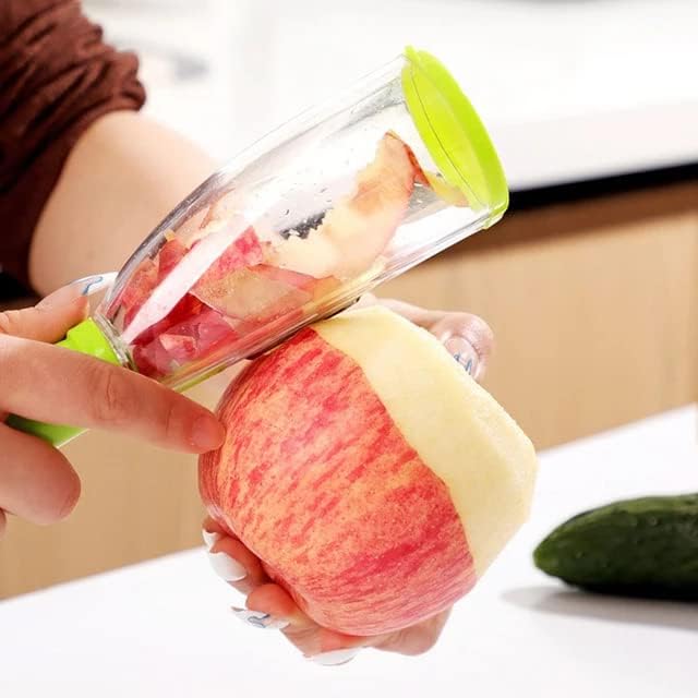 Peeler with container