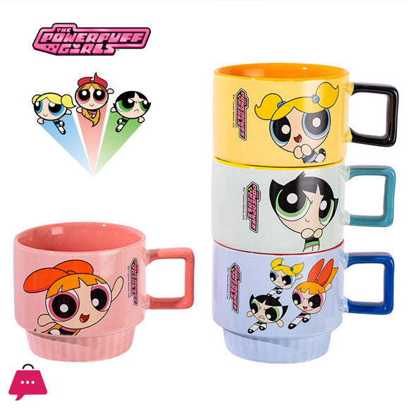 Powerpuff Girls Ceramic Mugs | 4 Cups