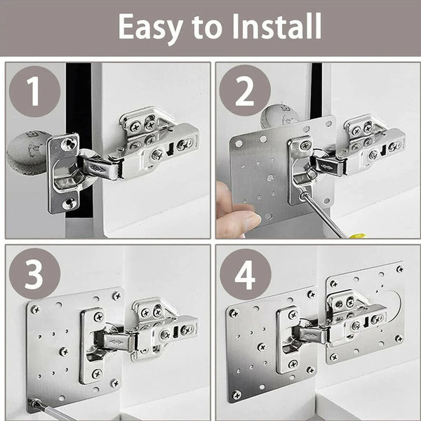 Stainless Steel Hinge Repair Plate