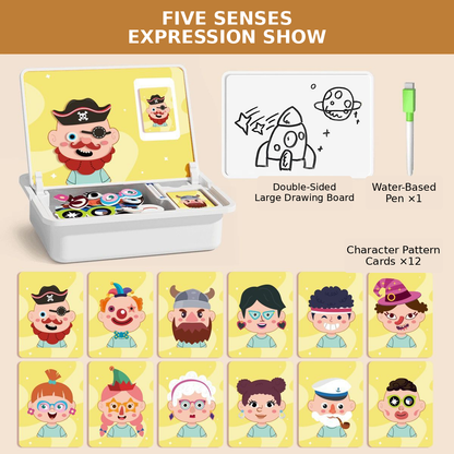Magnetic Face Puzzle Box