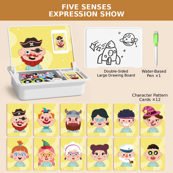 Magnetic Face Puzzle Box