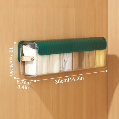 Multi-Compartment Transparent Storage Organizer